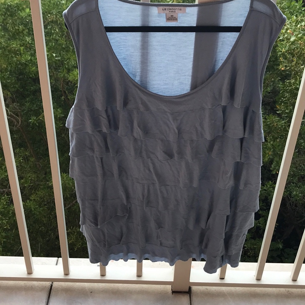 Light blue top